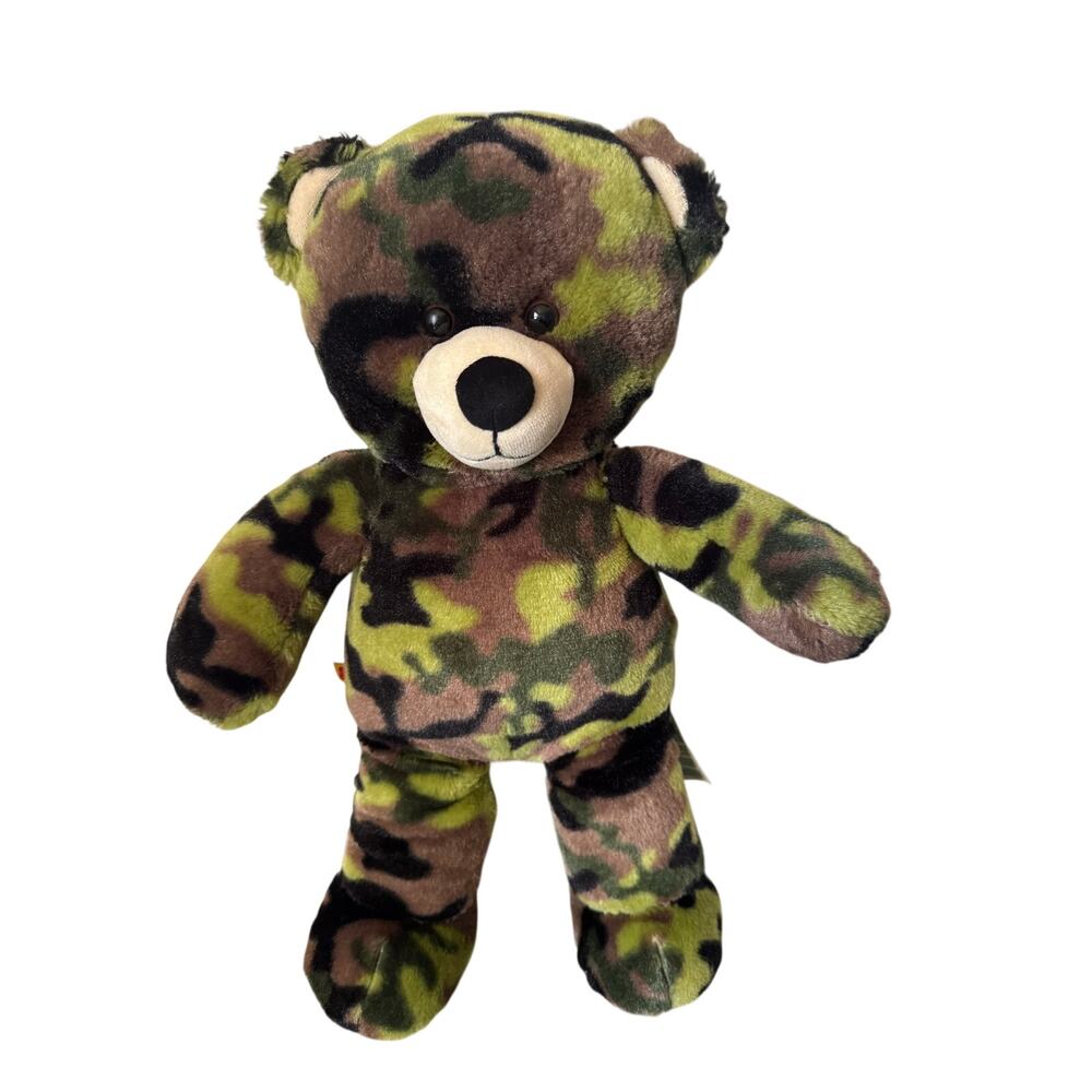 Camouflage Build a Bear Plush Stuffed Animal Toy 16”